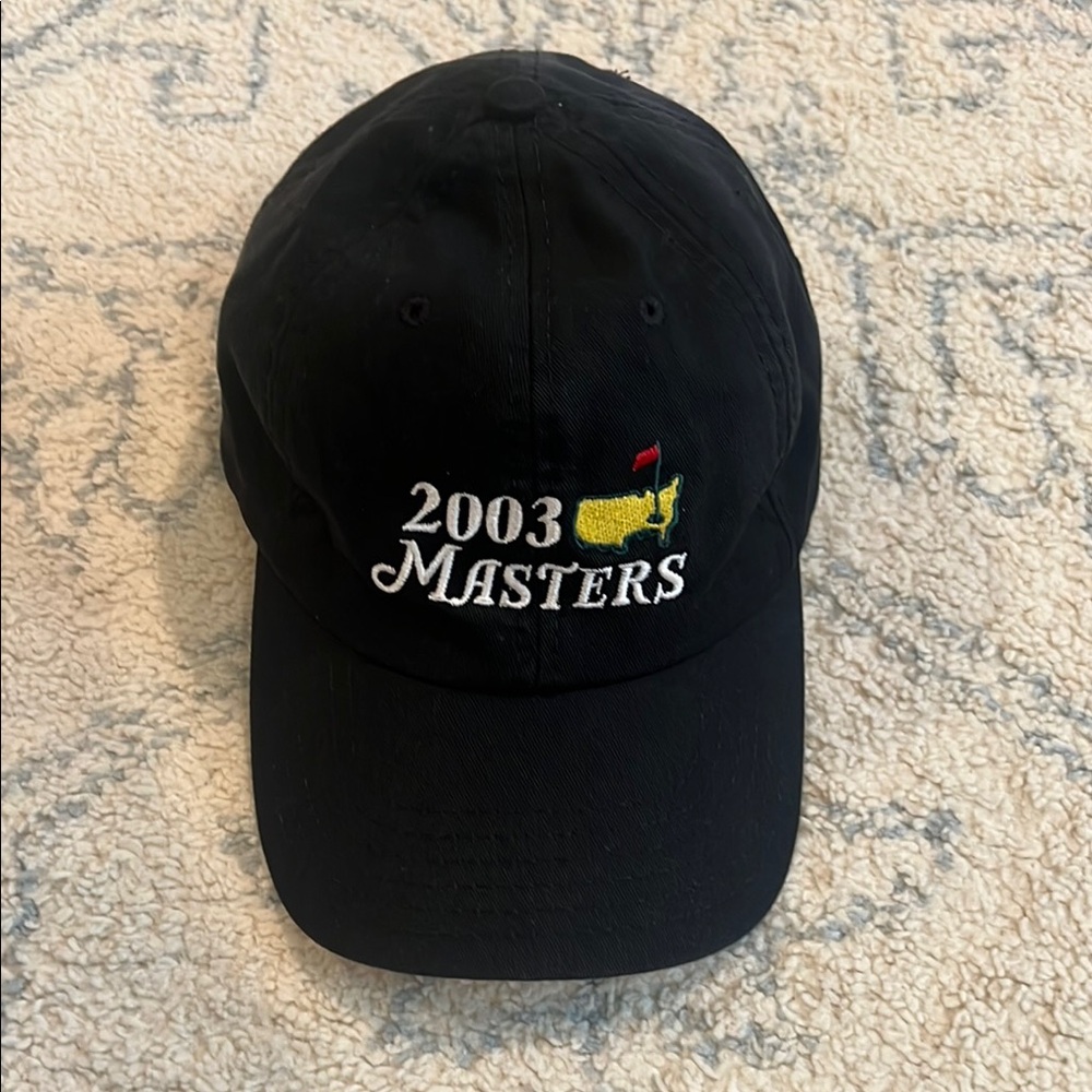 2003 Masters Black Cap. Vintage. Hard to find. Dad Cap.